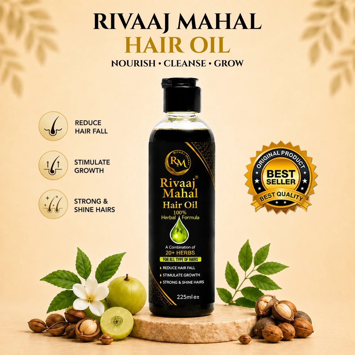 Diwan Mahal Hair Oil