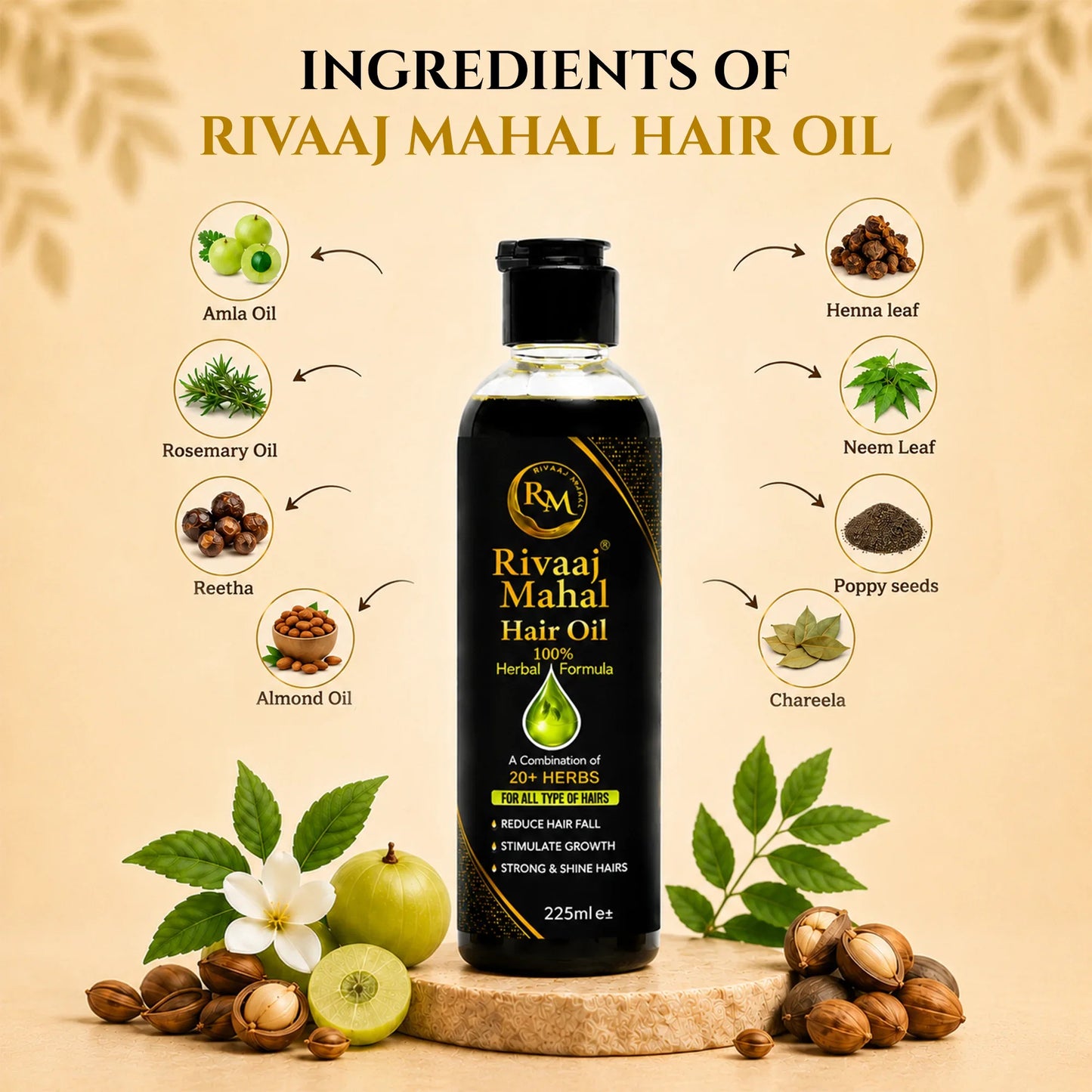 Diwan Mahal Hair Oil