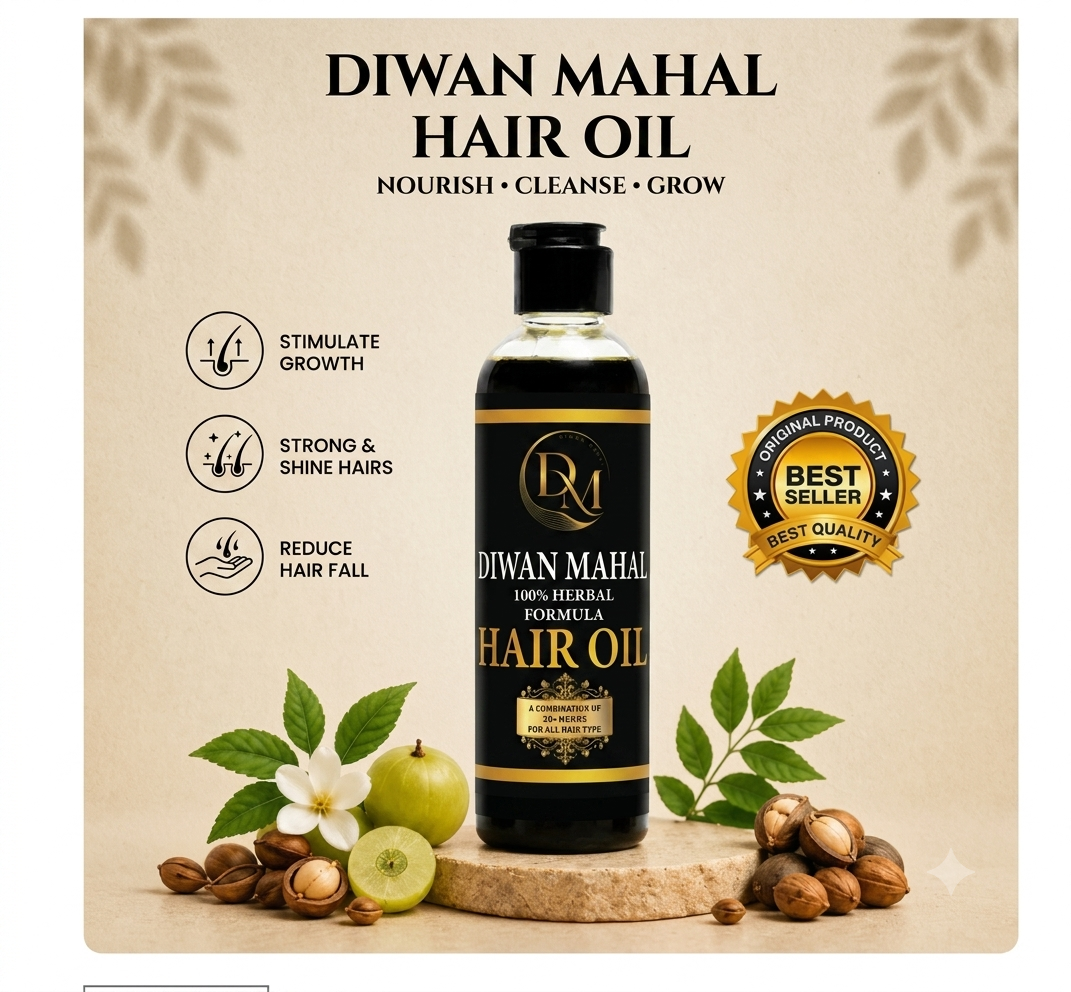 Diwan Mahal Organic Hair Oil